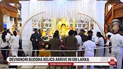 Devotees continue to arrive at special exposition of Sacred Devnimori Buddha Relics (English)