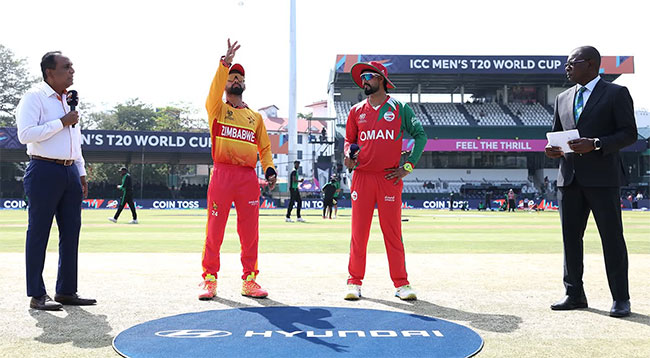 T20 World Cup: Zimbabwe opt to field first against Oman at SSC