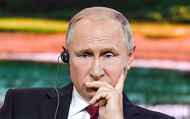 Russian President Vladimir Putin�s name appears 1,005 times in Epstein files