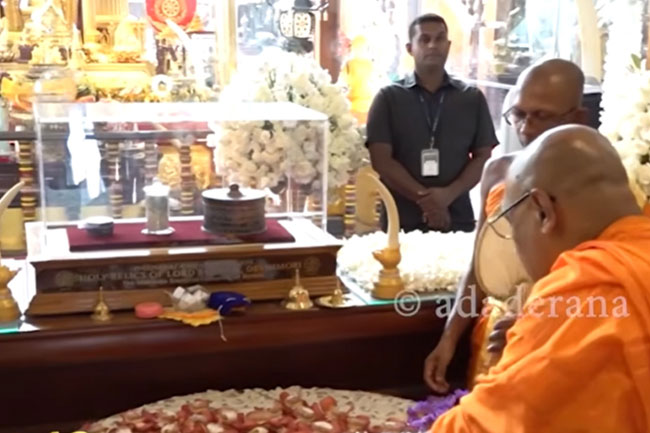 Exposition of sacred Devnimori relics continues for sixth day, ends tomorrow