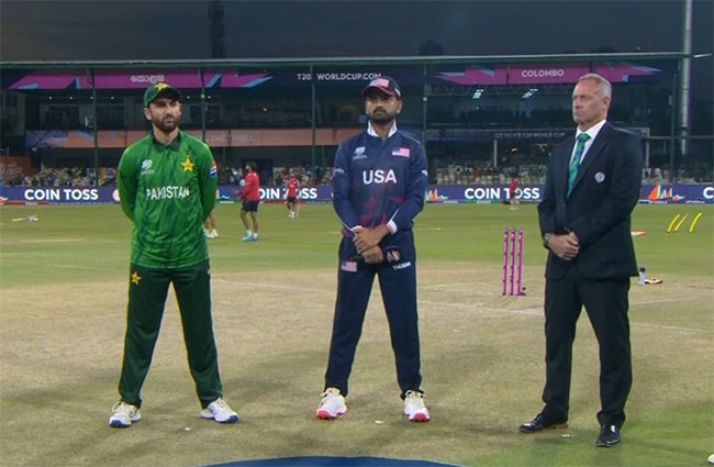 T20 World Cup: USA opt to field first against Pakistan at SSC