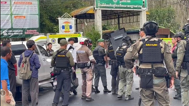 Gunman apprehended in southern Thailand after holding students and teachers hostage in school