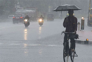 Fairly heavy rainfall above 50 mm likely in some areas