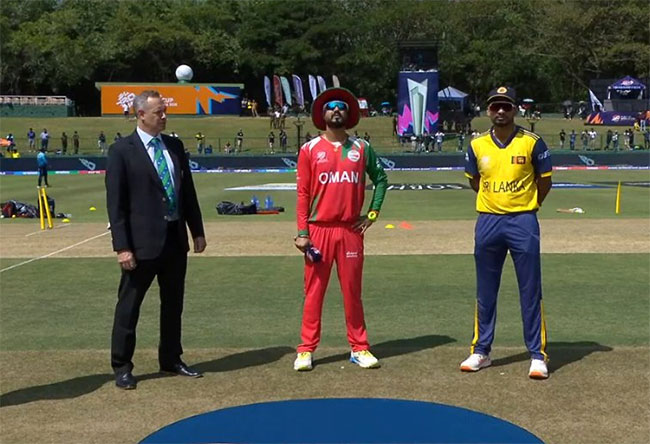 T20 World Cup: Oman opt to bowl first against Sri Lanka in Kandy 
