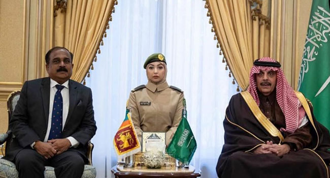 Sri Lanka, Saudi Arabia reaffirm commitment to further enhancing defence cooperation