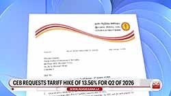 CEB proposes 13.56% increase in electricity tariffs for second quarter of 2026 (English)