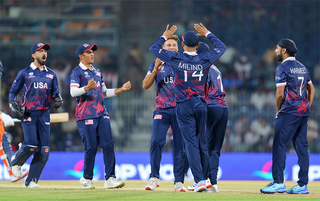 USA keep slim T20 World Cup hopes alive by beating Namibia