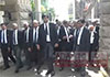 Lawyers stage protest march over killing of lawyer and wife in Akuregoda