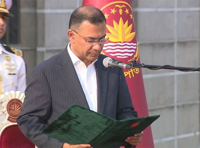 Tarique Rahman sworn in as Bangladesh�s PM after landslide election victory