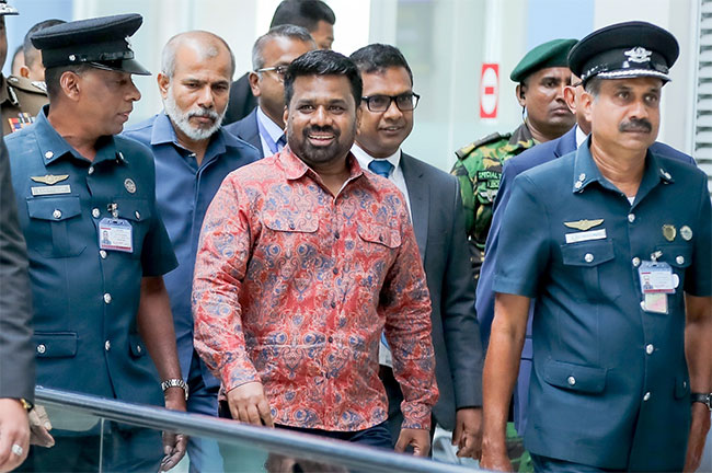 President Anura Kumara leaves for India 