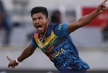   Dilshan Madushanka approved as replacement for Matheesha Pathirana 