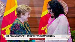 IMF chief meets PM Harini; Commends efforts to stabilise economy (English)