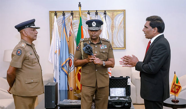 Rs. 556 million worth of technical equipment handed over to police