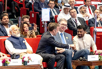 President at AI Impact Summit 2026 in Delhi�