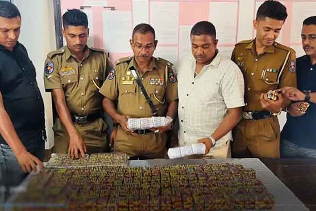 Suspect arrested with 21,000 narcotic pills worth nearly Rs. 3 mln