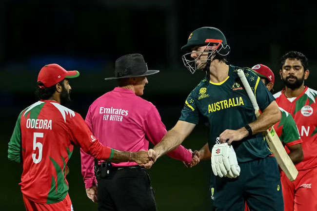 Australia thrash Oman in final T20 World Cup match