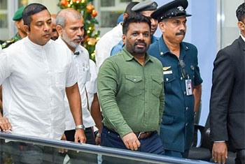 President Dissanayake returns after attending AI Impact Summit 2026 in Delhi