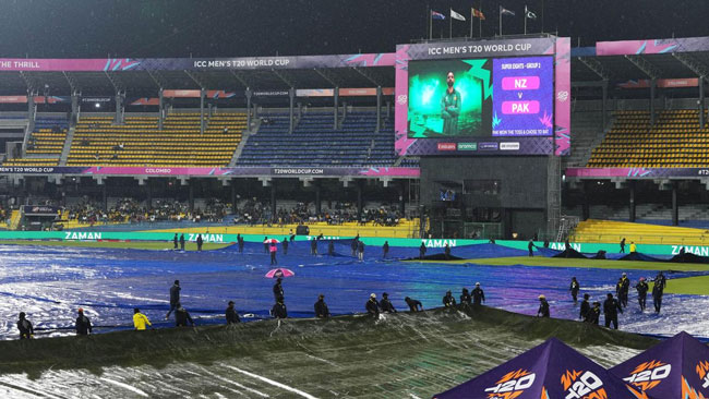 Pakistan vs New Zealand Super 8 clash abandoned due to rain