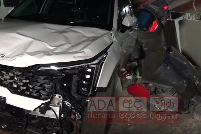One dead, another injured in motorcyclecar collision in Kalutara