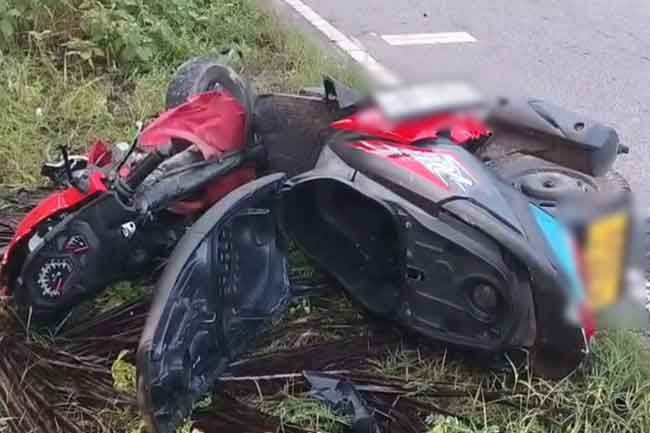 Two critically injured in accident involving car and motorcycle