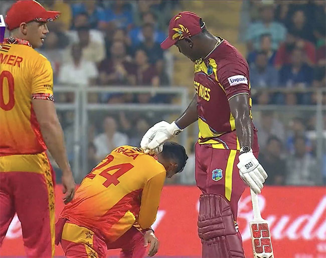 T20 World Cup: West Indies post mammoth 254/6 against Zimbabwe 