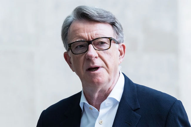 British police arrest ex-ambassador to US Peter Mandelson in probe into Epstein ties