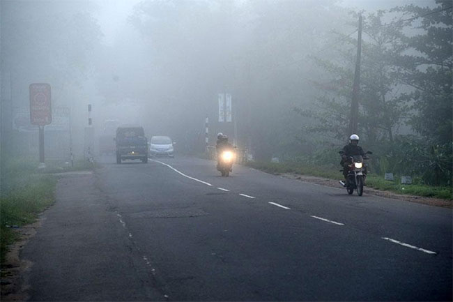 Misty conditions expected in several provinces