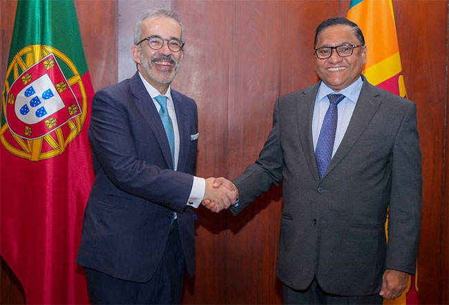 Sri Lanka-Portugal affirm commitment to further strengthen bilateral ties