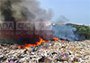 Fire breaks out at Kerawalapitiya garbage dumping yard