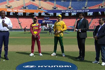   T20 World Cup: South Africa win toss, opt to bowl first against West Indies