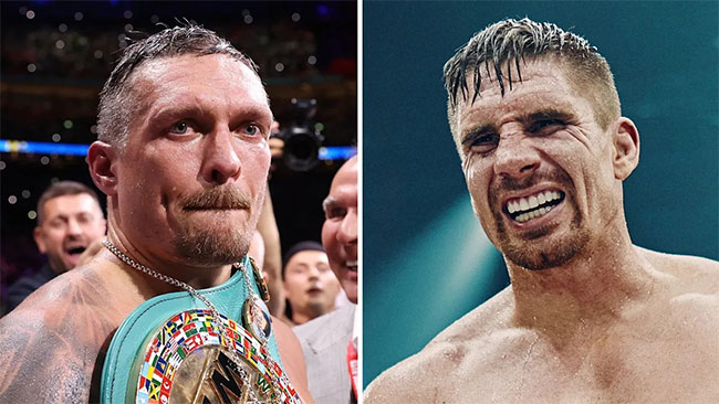 Usyk to defend WBC title against kickboxer Verhoeven at Pyramids of Giza