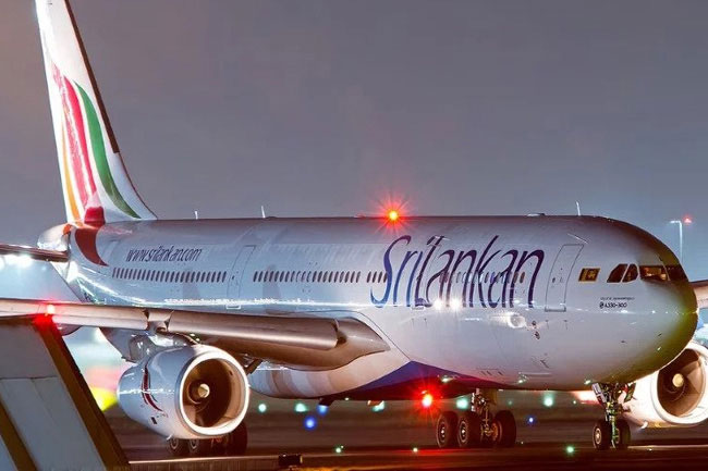 SriLankan Airlines announcement on cancelled flights