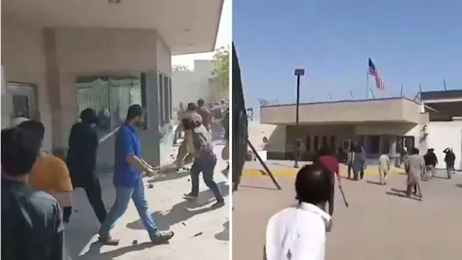 At least 6 killed as Shiites storm US Consulate in Pakistan over killing of Iran�s supreme leader