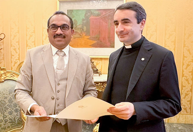 President invites Pope Leo to visit Sri Lanka
