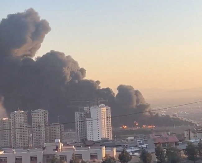 Iran launches second wave of missiles toward Israel