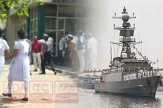 32 Iranians rescued from warship �IRIS Dena� admitted to Karapitiya Hospital 