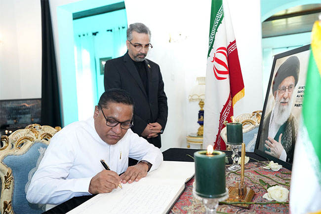 Sri Lanka-Iran ties broadened significantly under Khamenei s tenure- FM Vijitha Herath