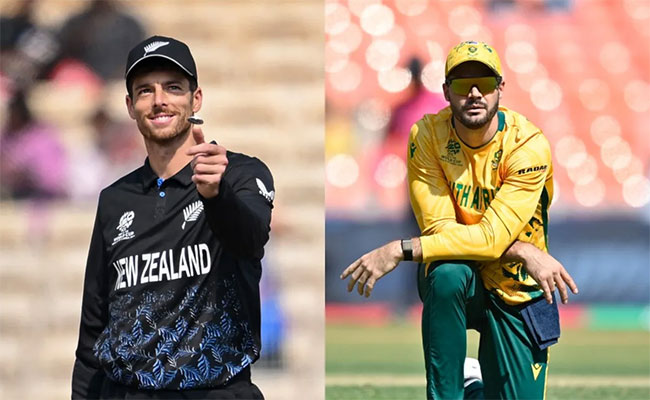   New Zealand opt to bowl in T20 World Cup semi-final against South Africa