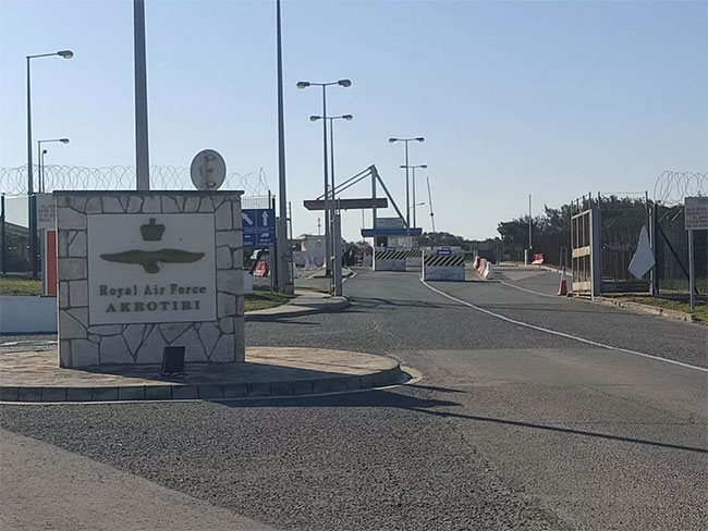 Drone that struck military airbase in Cyprus was not launched from Iran, UK says