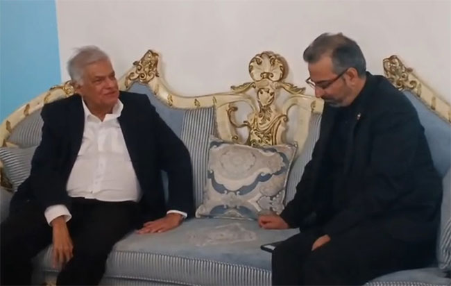 Ex-President Ranil expresses condolences over the passing of Iran�s Supreme Leader