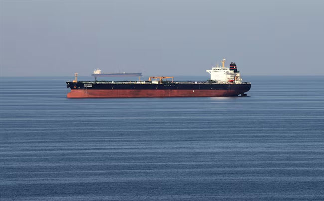 Iran says US tanker on fire in Gulf