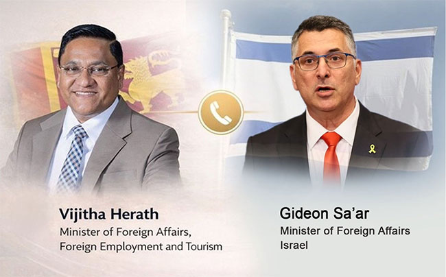 FM Vijitha Herath says Israel�s FM assured safety of Sri Lankans in Israel 
