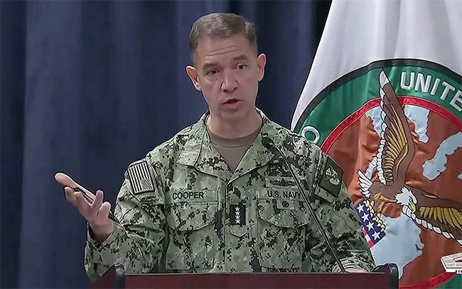 US military says it has sunk over 30 Iranian ships so far