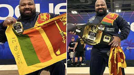 Ransilu Jayathilake wins historic gold for Sri Lanka at Arnold Sports Festival