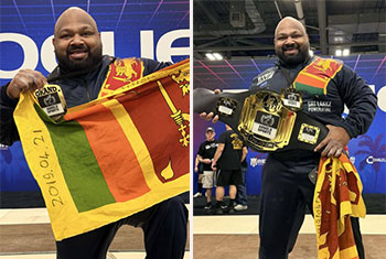Ransilu Jayathilake wins historic gold for Sri Lanka at Arnold Sports Festival