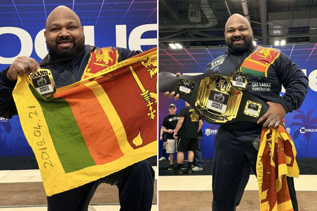 Ransilu Jayathilake wins historic gold for Sri Lanka at Arnold Sports Festival