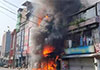 Fire breaks out at shop in Maharagama 