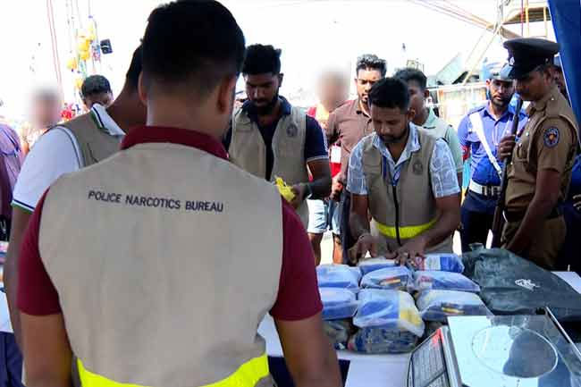 Over 102 kg of heroin found aboard fishing trawler seized by Navy in southern seas