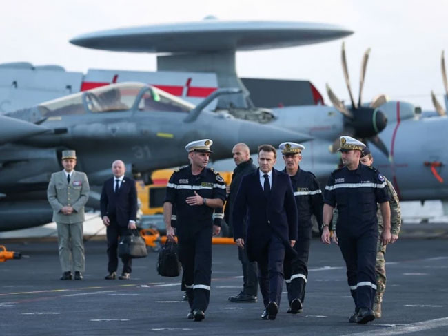 France to deploy nearly a dozen warships, mulls Hormuz mission, Macron says