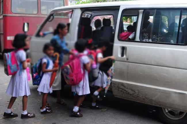 School van charges raised by 5% with effect from today